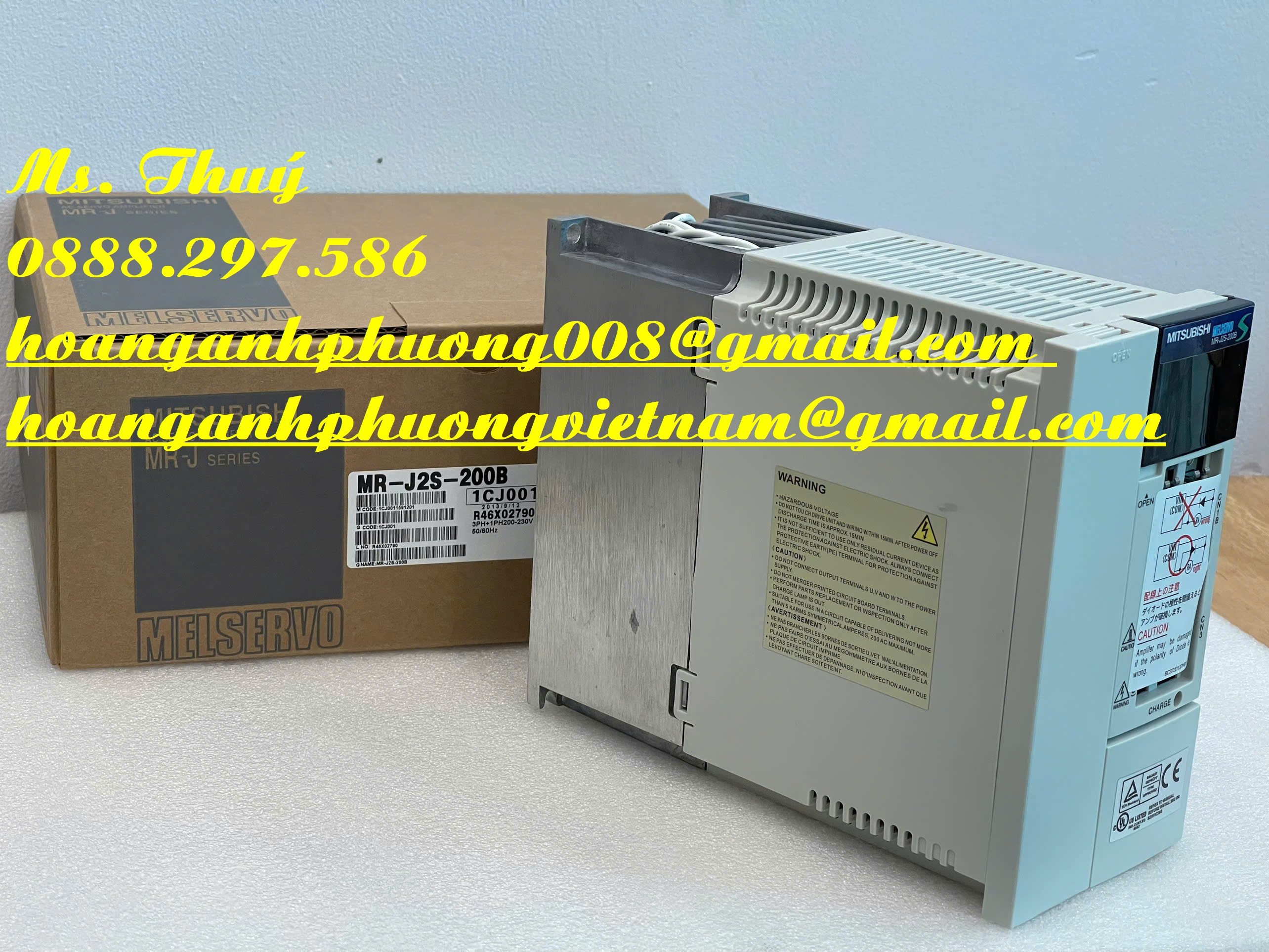 New servo driver - MR-J2S-200B - Phân phối Mitsubishi tại Bình Dương